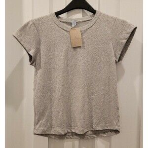NEW w/Tags Alternative Apparel Grey Womens Cross Country Tee (Size S) MSRP $52